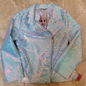 NEW w/ Tags Disney Frozen II Girls 14/16 XL Sequin Jacket